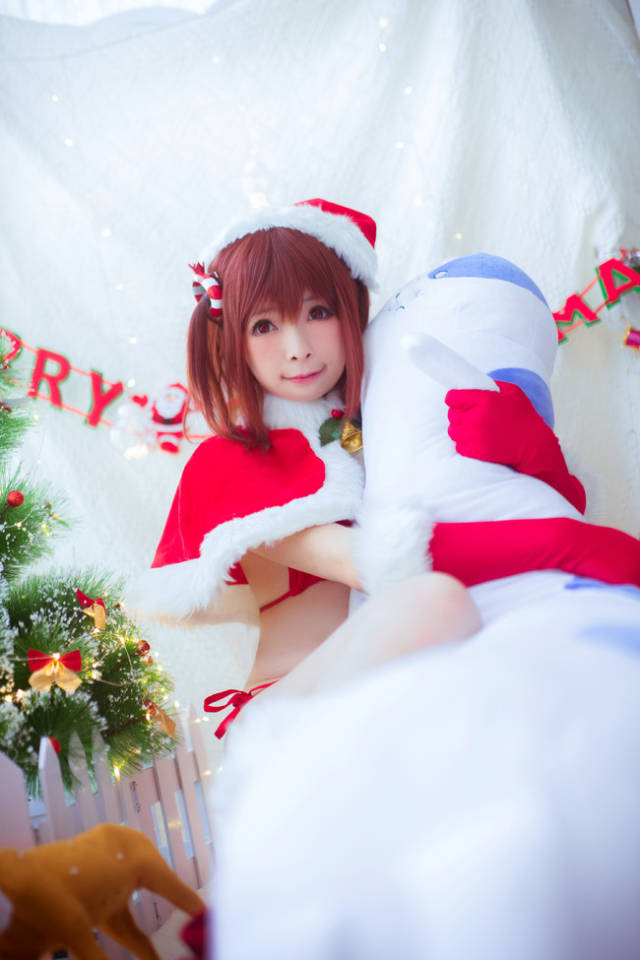 圣诞特辑 海老名菜菜 干物妹 cosplay