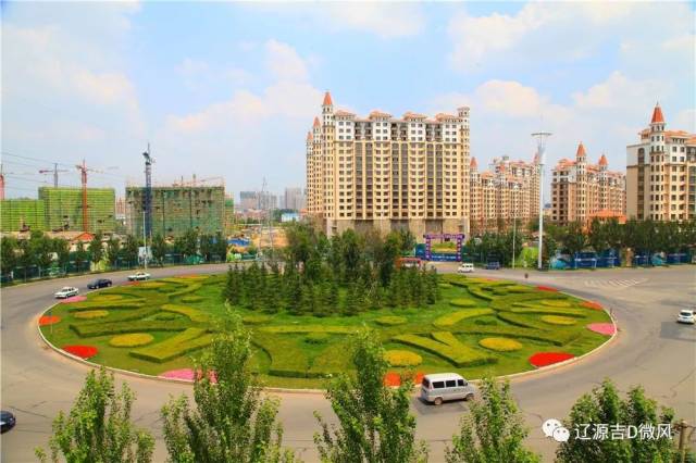 东辽河畔踏歌行 你在万家灯火 我居满韵清风