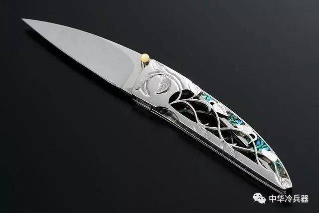 刀匠原辛治刀具作品赏鉴:小巧漂亮的口袋刀