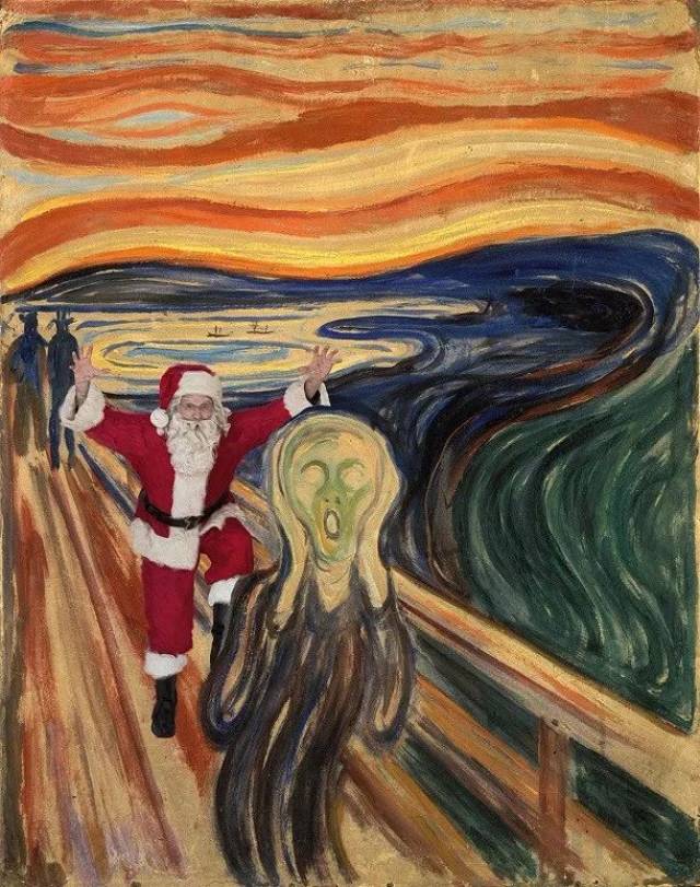 蒙克   the scream   91 × 73.5 cm   布面油画   1893