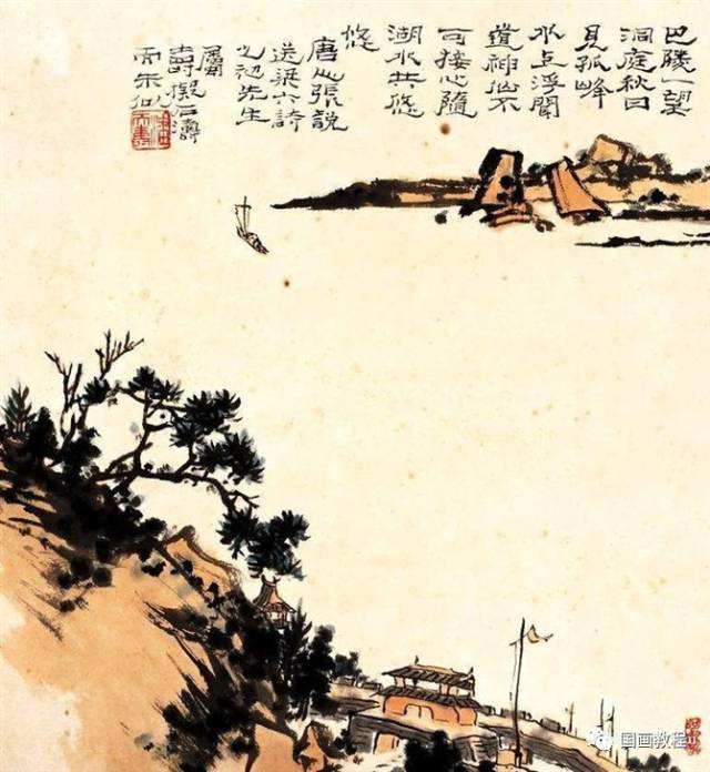 当代画家潘天寿花鸟画欣赏_搜狐网