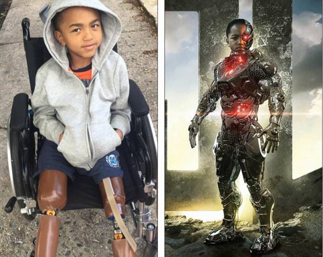 真正的勇者:摄影师助患癌小男孩化身超级英雄