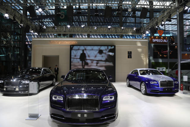 劳斯莱斯魅影,500万级别超豪华座驾,车展实拍!_手机搜狐网