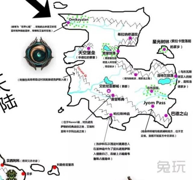 瓦罗兰地图图片