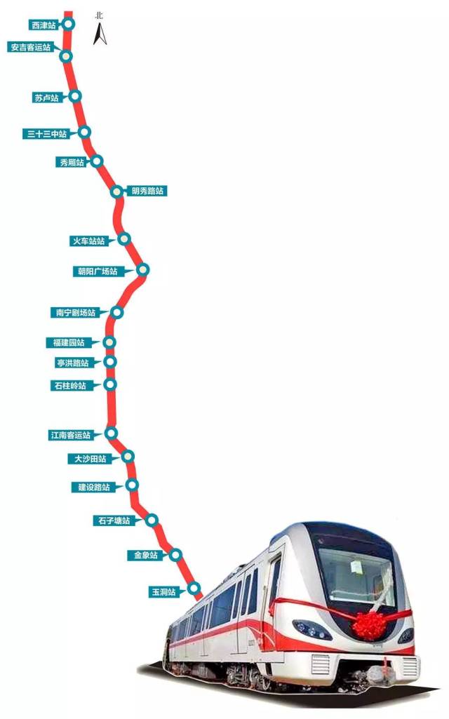 南宁2号地铁线路图图片