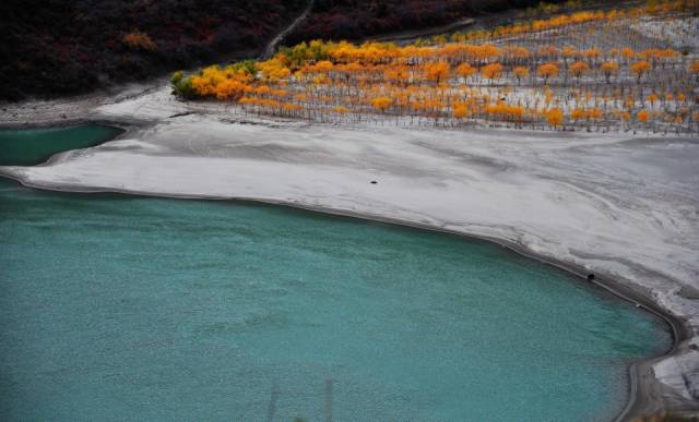 (卧龙麦村沙丘,卧龙镇一路上能看到各式沙丘.