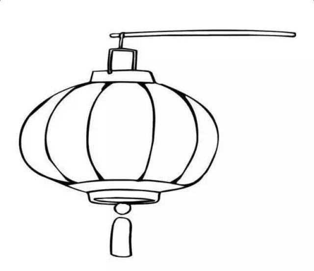 兒童簡筆畫:元旦春節燈籠繪畫教程,幾步就能畫