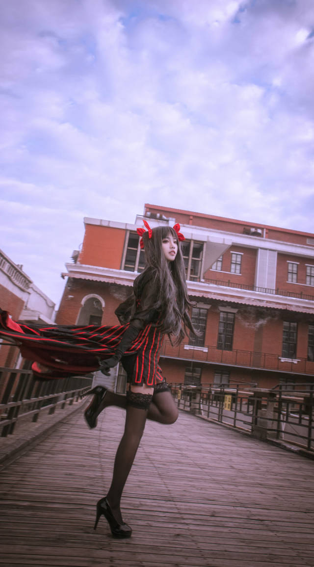 fate 黑化凛cosplay