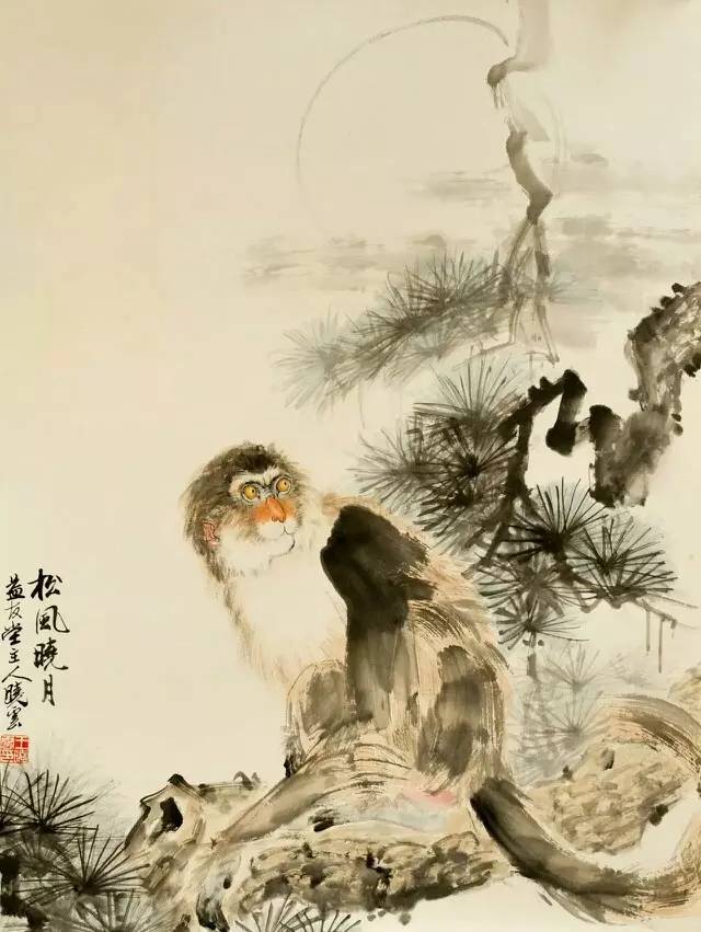 名家王晓云一手活灵活现的猴子画的真的好