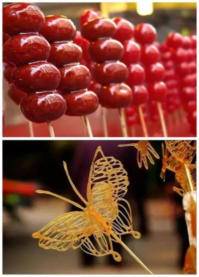 除了甜蜜的生日蛋糕 这个跨年太奥广场要让你甜到心里 冰糖葫芦,糖人