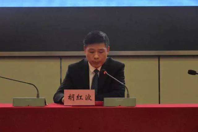 总经理胡红波致辞