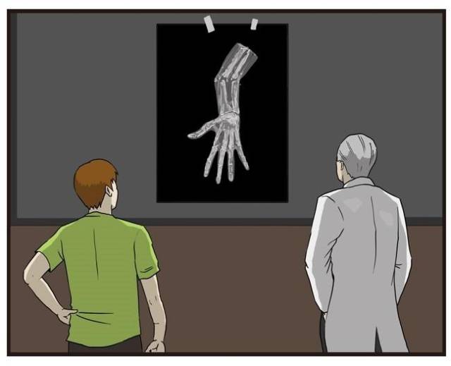 搞笑漫画:骨折的病人看错了医生