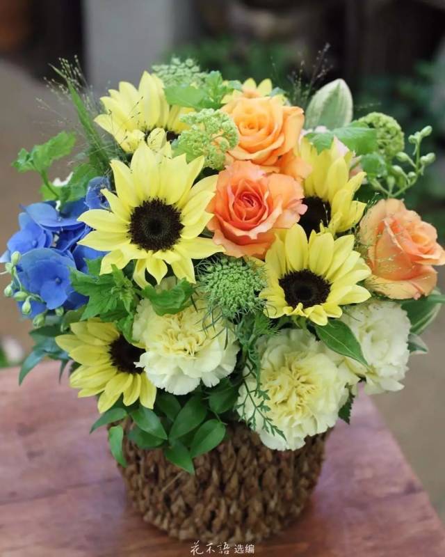 花束插花色彩与搭配参考(温暖系)