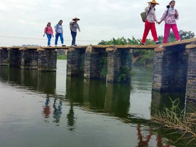 江门鹤山古劳水乡最美石板桥之一点天灯桥原来蕴藏着这个传说