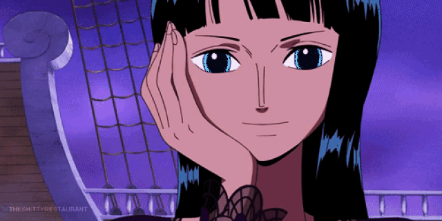 致敬| 神秘而强大的印象--《海贼王》罗宾gif亮爆全场