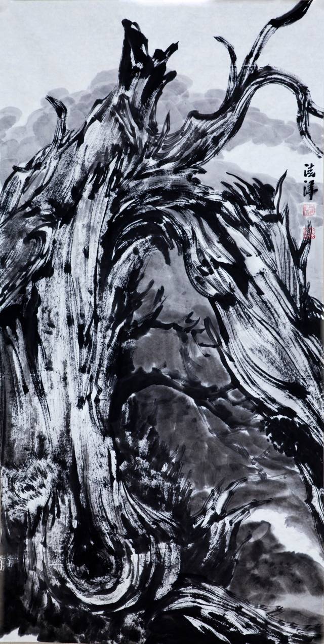 吕德虎,字凌海,号磨墨人,润德斋主人,1974年生于甘肃张掖,1993年毕业