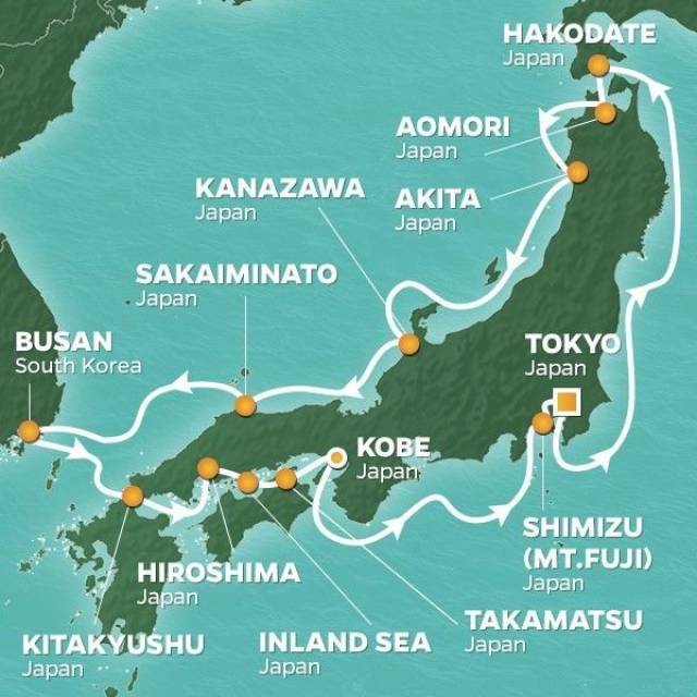 日本海峡两岸航线