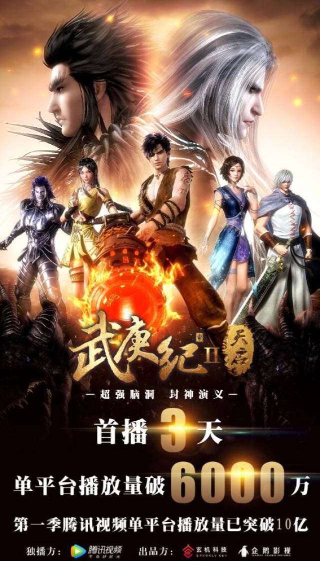 武庚纪第二季天启回归点播破十亿