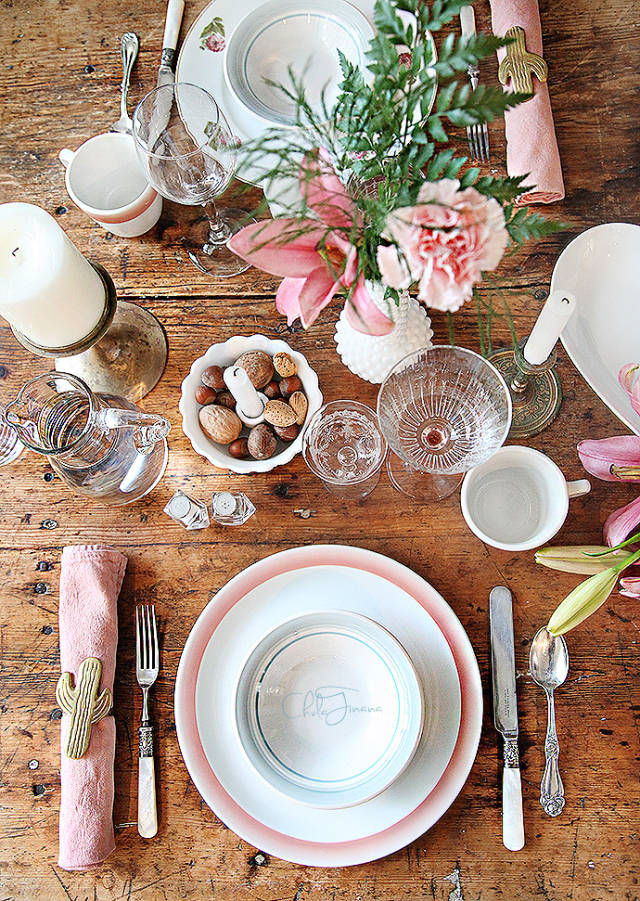 到松球小屋的餐厅聊聊西餐餐桌的摆放和装点——爱一个人,做一顿饭,摆