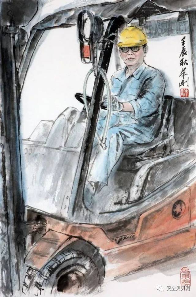 图片| 两组画风迥异的安全生产图画