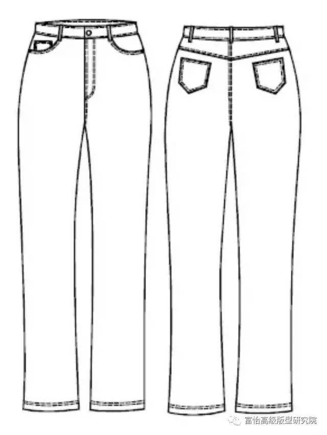 女裤原型及牛仔裤的版型设计