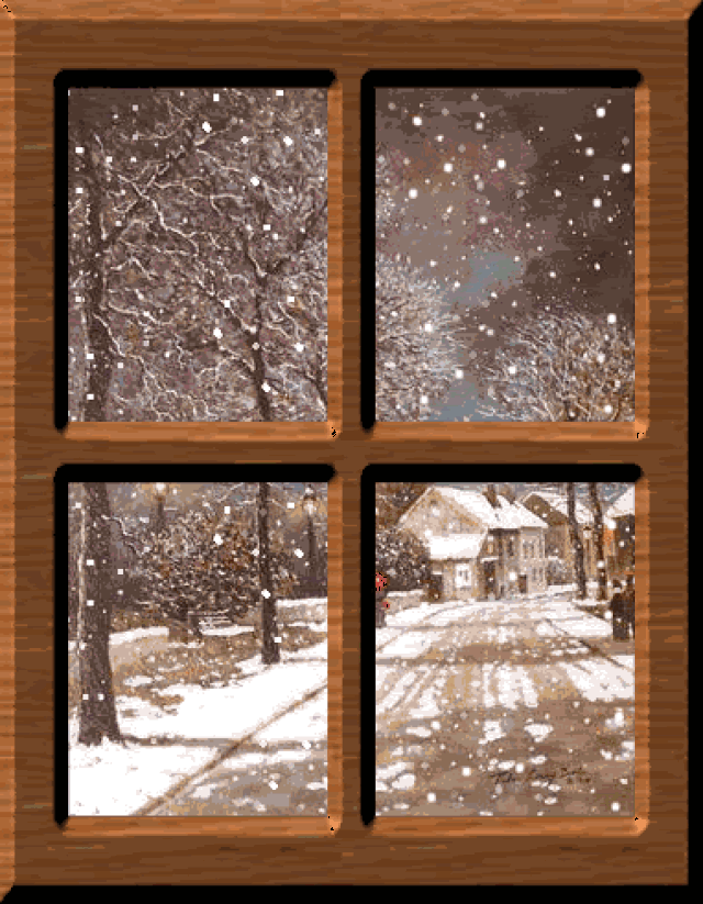 下雪壁纸高清动态图片