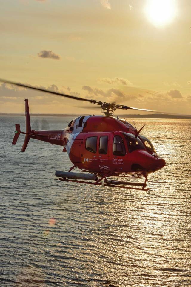 图文视频最长的海岸线加拿大海警直升机机队简介