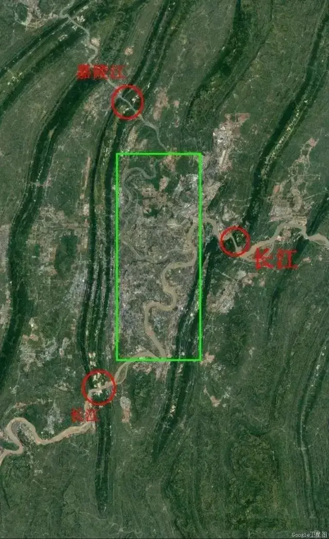 重庆龙脉分布图