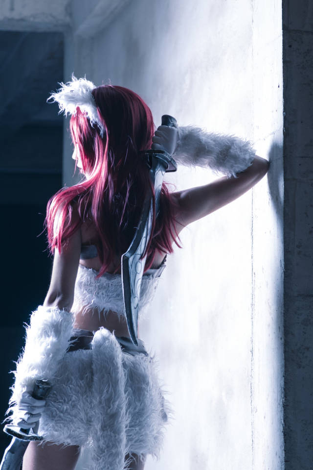 性感 暗夜猫女 卡特琳娜 英雄联盟 cosplay