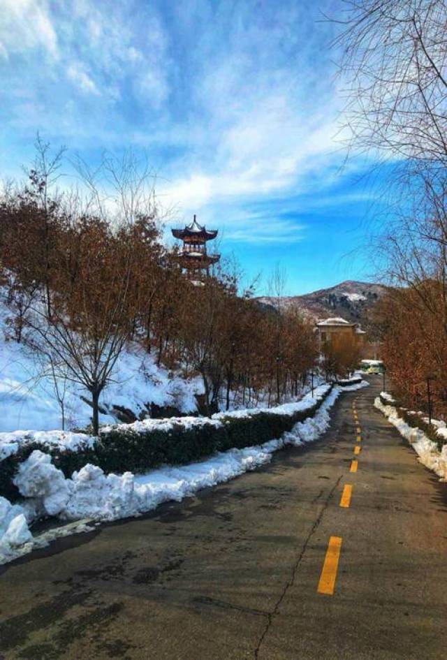 方城七峰山雪景图片图片