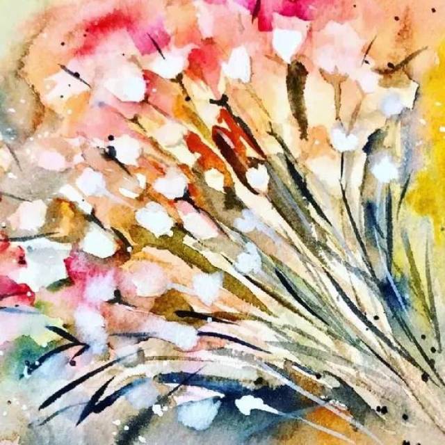 潘麗星さん作の水彩画