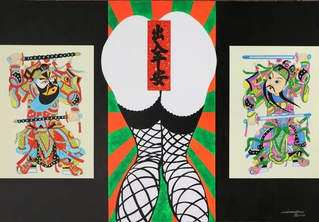 《出入平安》 布面丙烯 150x100cm 2016