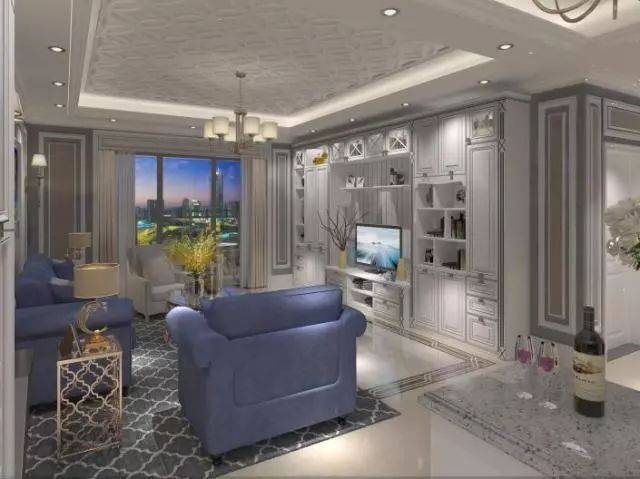 △水性科天无毒定制客厅△ "l"形摆法