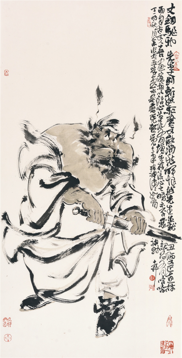 当代著名画家林跃平"当代第一钟馗"