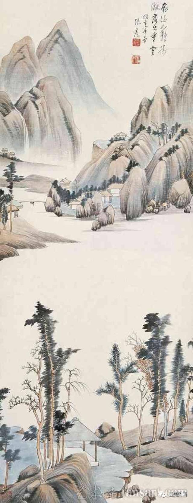 海量张大千水墨山水画欣赏