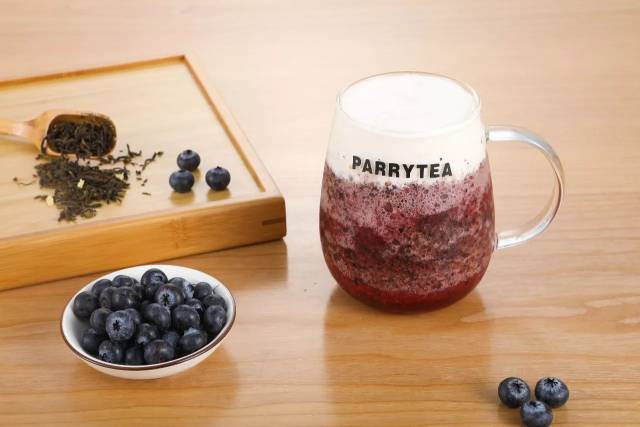 彻底打开你的甘甜味蕾 蓝莓乐芝芝 blueberry cheese tea 高傲,深沉