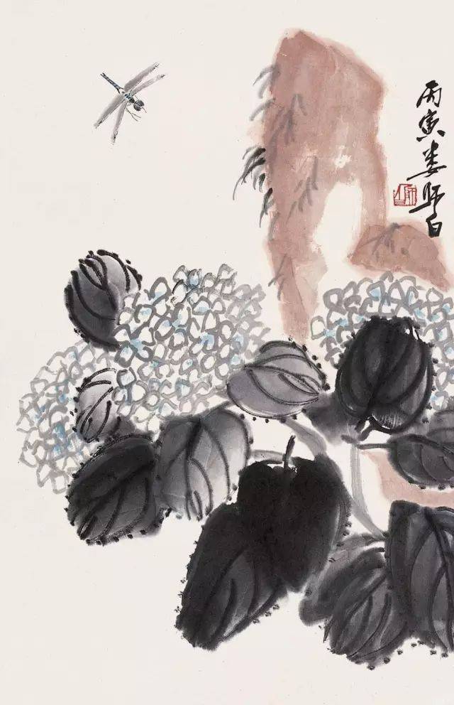 娄师白：白石老人是这样用笔的！（绘画视频），珍藏资料_搜狐网