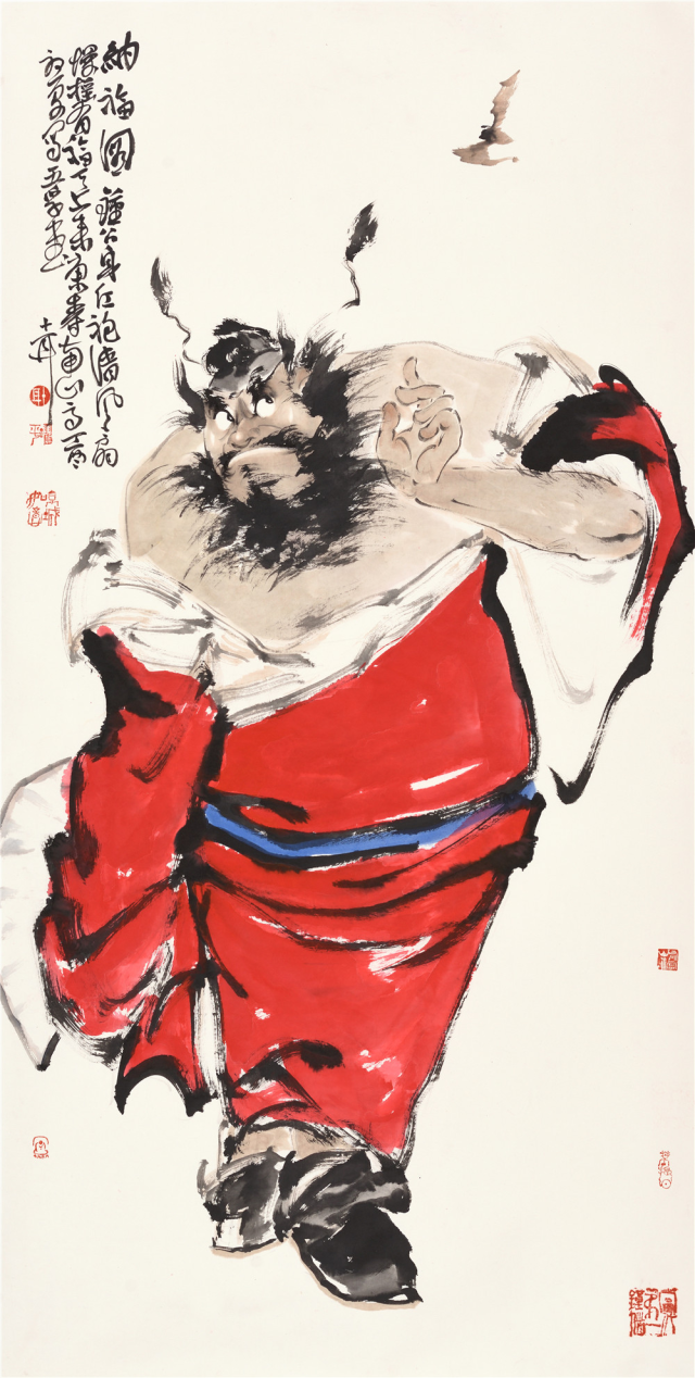 当代著名画家林跃平"当代第一钟馗"