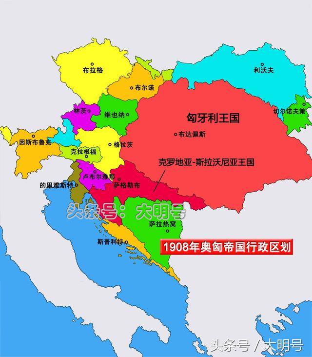 匈牙利行政区划图图片