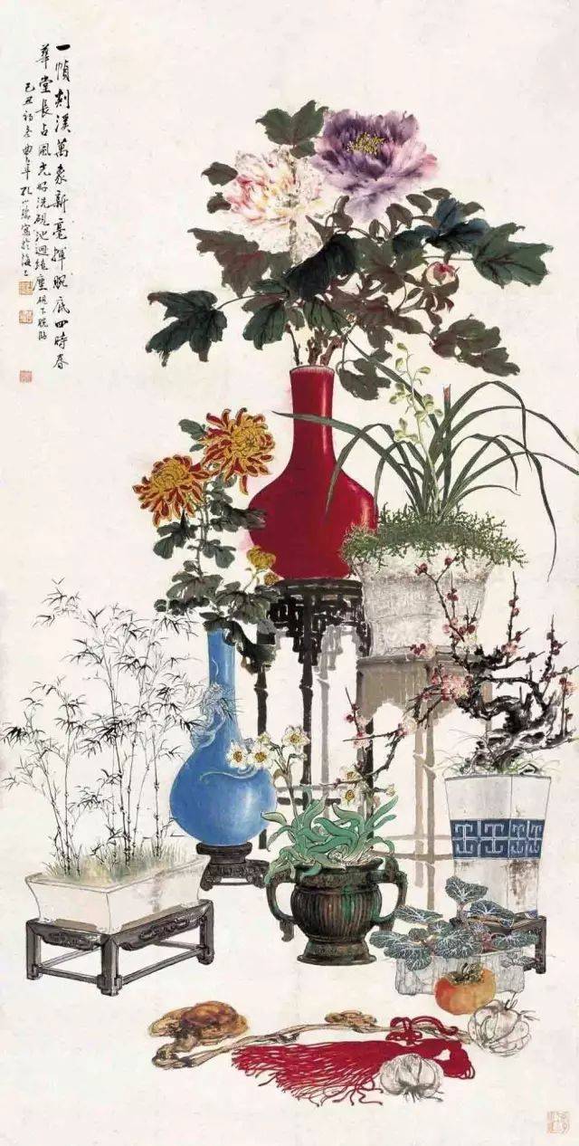 丹青妙笔孔小瑜与博古画130幅清晰大图