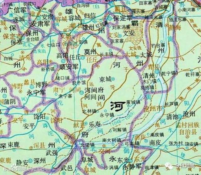 河间行政区划图图片