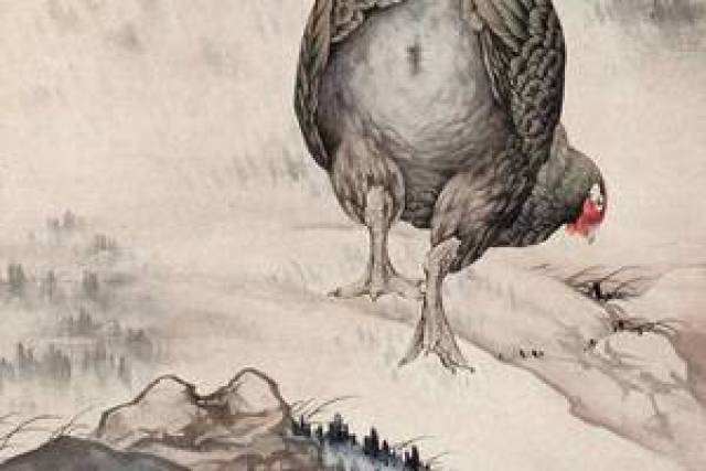 刘奎龄工笔画鸡精选，太精彩了！_搜狐网