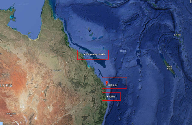这三大岛屿分别是: 圣灵群岛,弗雷泽岛和莫顿岛.