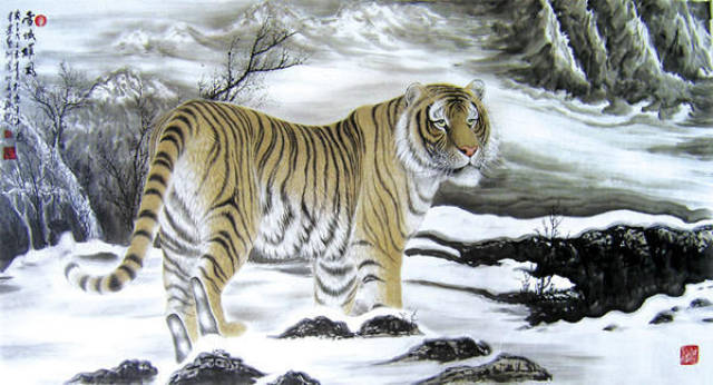 画家刘旭涛 简洁清丽 笔墨淡雅