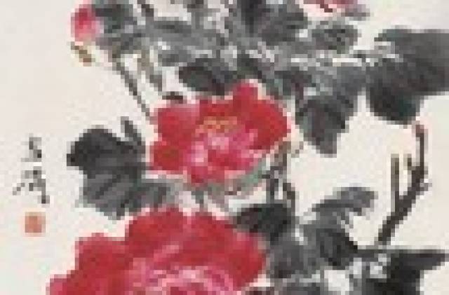 名家王雪涛写意牡丹国画作品,太美了!