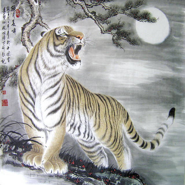 画家刘旭涛 简洁清丽 笔墨淡雅