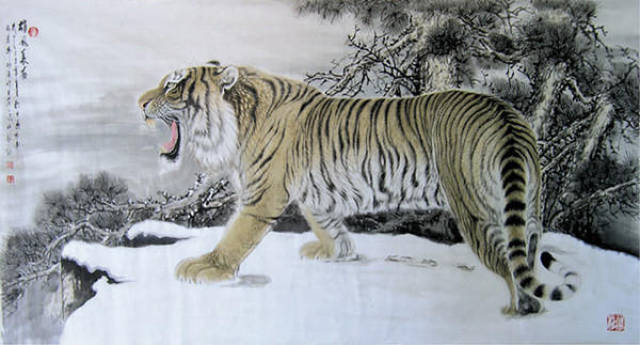 画家刘旭涛 简洁清丽 笔墨淡雅