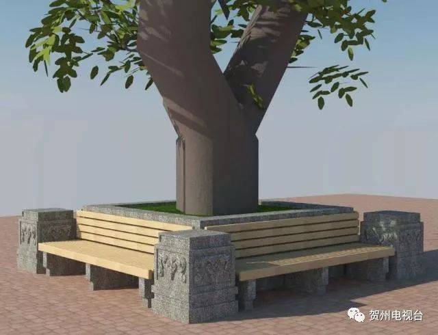 新宁街古樟树树池设计效果图