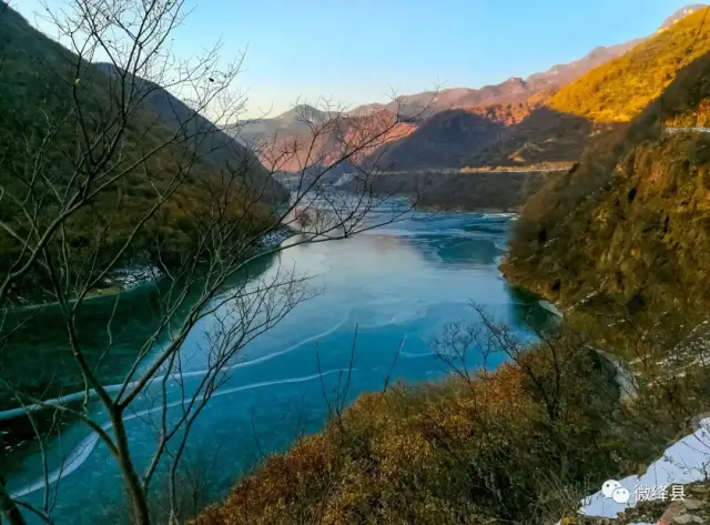绛县陈村峪水库冬天怎么可以这么美!人少景美太任性