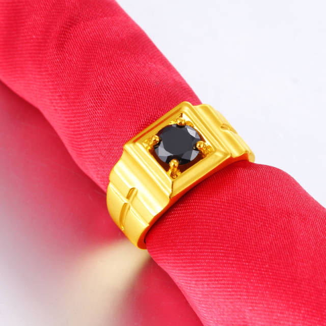 如今的土豪老板都人手一枚金戒指,这几款沙金戒指也能给你霸气范